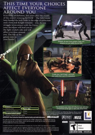 Star Wars - Knights of the Old Republic II (USA)